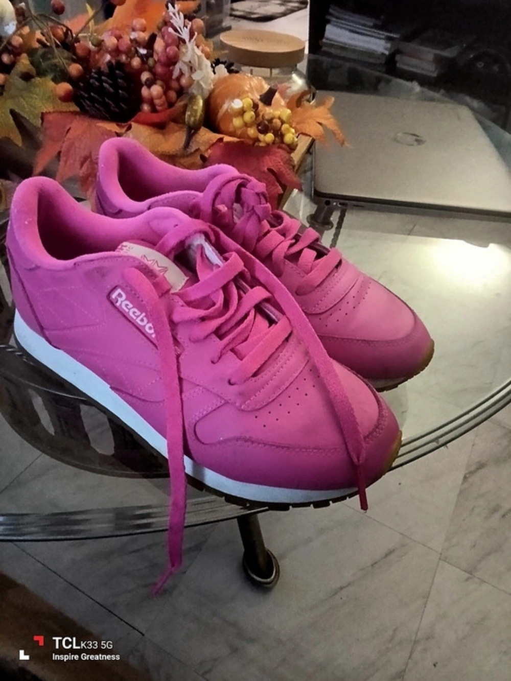 Reebok Classic Leather Pink Sneakers